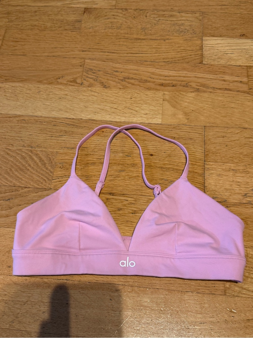 ALO Yoga Women's Pink Candy Splendor Bra